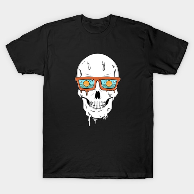 Skull Nature T-Shirt by coffeeman